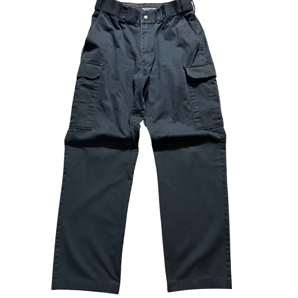 5.11 Tactical Series Cargo Pants Mens 32 Navy Blue Multi-Pocket Utility Trousers